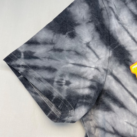 The Flintstones Tye-die Graphic T-Shirt Black and Gray Unisex Medium - Picture 9 of 12